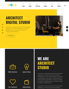 Template studio kiến trúc 1