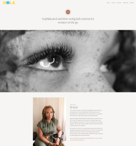 Template salon làm đẹp 2