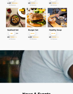 Template 198 - Quán ăn - Món ăn