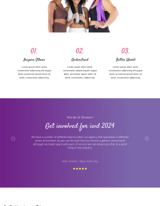 Template 478 - Women’s Day - Thiết Kế Sự Kiện Đầy Cảm Hứng