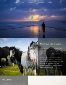 Template 488 - Mẫu Website Du Lịch & Khám Phá Thiên Nhiên