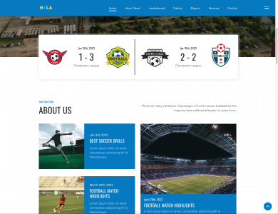 Template 286 - CLB Bóng đá