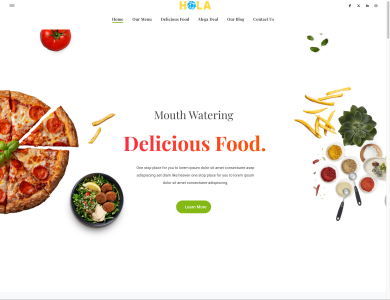 Template 285 - Ẩm thực